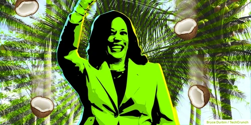 Un meme cu nuca de cocos o aduce pe Kamala Harris în prim plan pe internet FOTO @IamMrDas_ / X