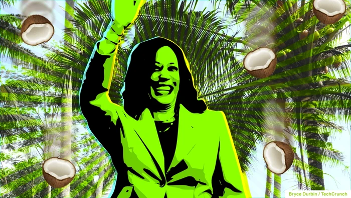 Un meme cu nuca de cocos o aduce pe Kamala Harris în prim plan pe internet FOTO @IamMrDas_ / X