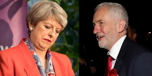 James Corbyn Theresa May colaj deschidere FOTO Guliver / Getty Images