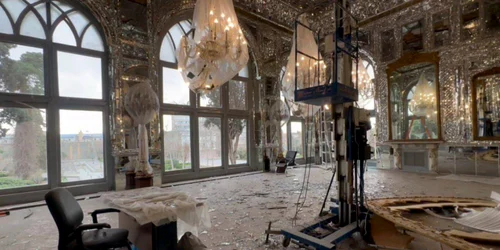 Palatul Golestan a fost avariat în timpul unor atacuri aeriene FOTO X / Touraj Daryaee @tourajdaryaee