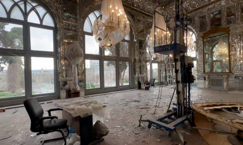 Palatul Golestan a fost avariat în timpul unor atacuri aeriene FOTO X / Touraj Daryaee @tourajdaryaee