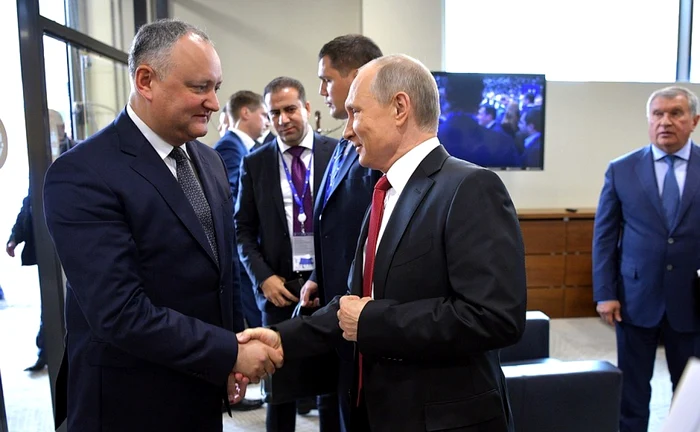 Igor Dodon si Vladimir Putin kremlin.ru 