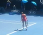 Simona Halep in partida cu Kerber FOTO Iulian Anghel