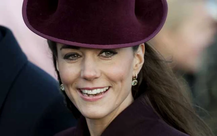 Kate Middleton, soţia prinţului William. FOTO Mediafax/ AFP