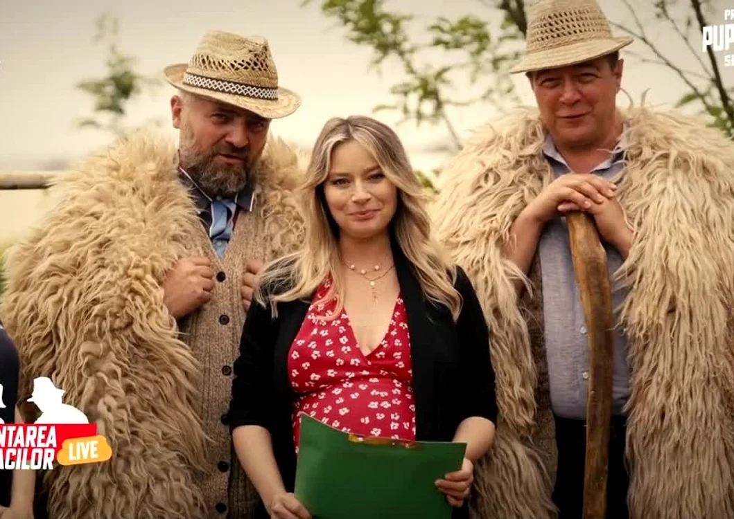 Alin Panc, Laura Cosoi și Văru' Săndel, protagoniștii serialului „Pup-o, mă! Înfruntarea bacilor"
