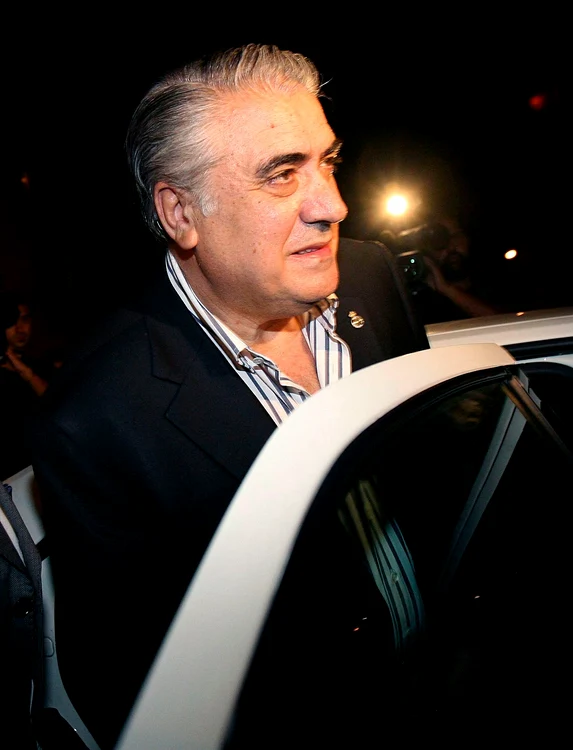 Lorenzo Sanz, în momentul în care a fost reţinut