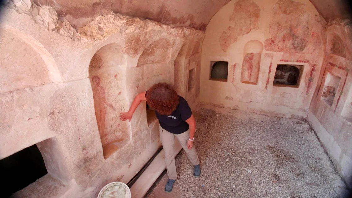Morminte romane descoperite în Israel (© Emil Aladjem / Israel Antiquities Authority)