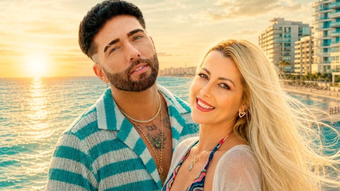  Irina Pavlenco și artistul spaniol Cristian Blue foto: Facebook 