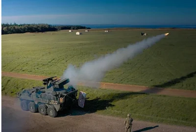 Americanii au testat în Europa sistemul mobil de aparare antiaeriana cu rază scurta de acţiune Stryker FOTO captură US Army