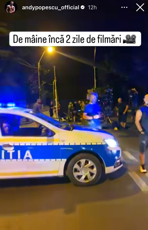 Se reiau filmările la Cursa foto: Instagram