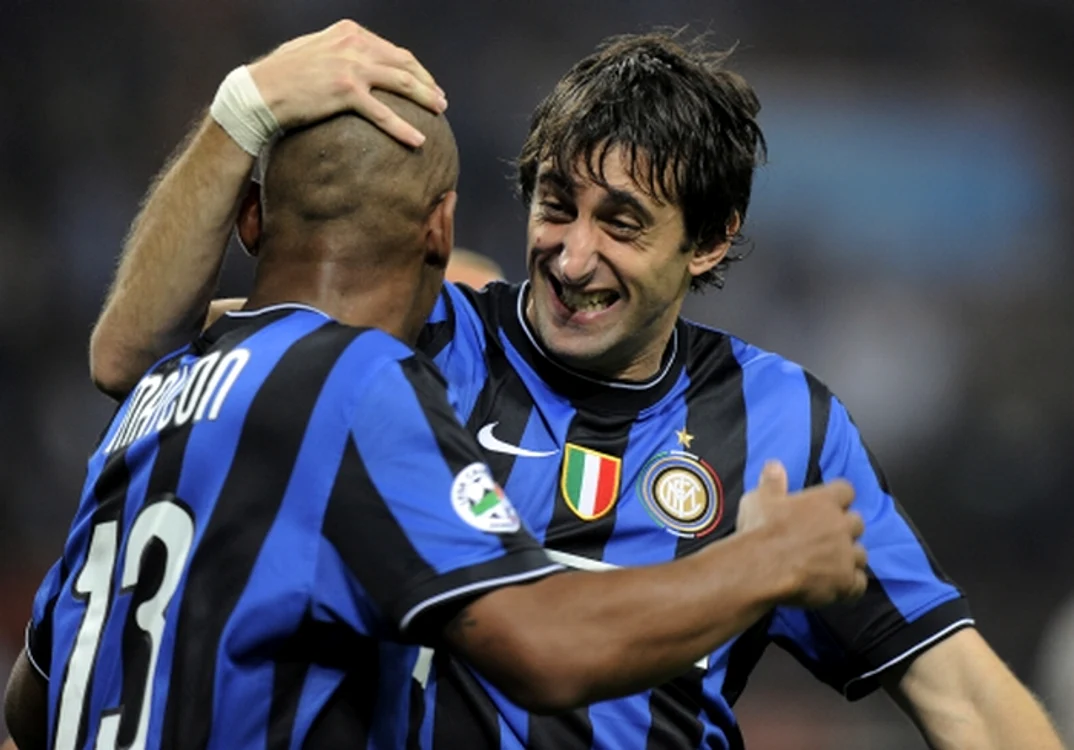 Milito, fericit după marcarea unui gol pentru Inter