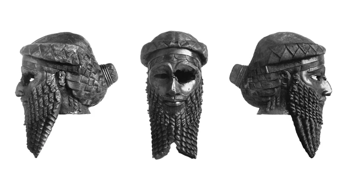 Așa-numita „Mască a lui Sargon”, după restaurarea din 1936 (© Wikimedia Commons)