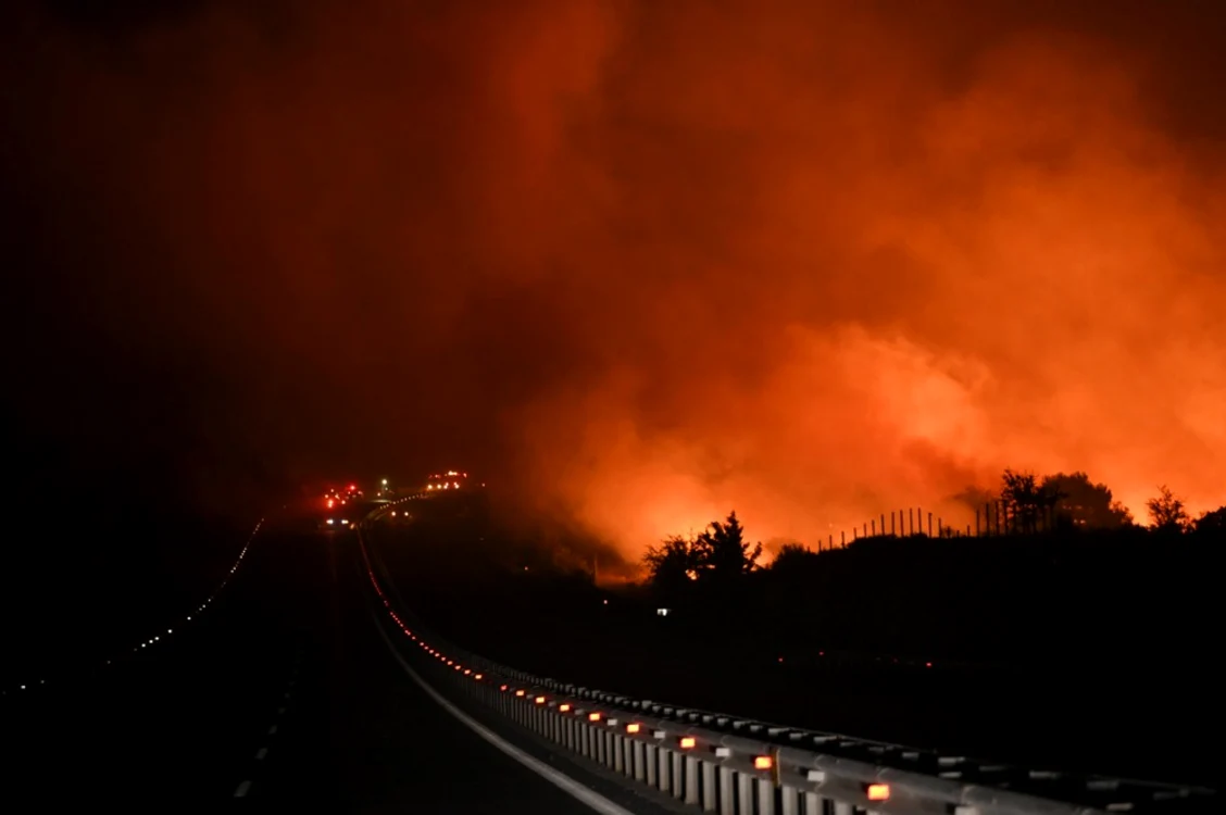 Incendiu de pădure în Alexandroupolis Foto EPA EFE
