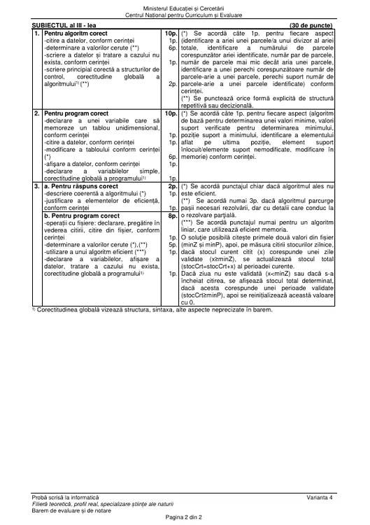 Bacalaureat 2025 - sesiunea de toamnă. Elevii au susținut proba la alegere a profilului. Subiecte și bareme de corectare 56 image
