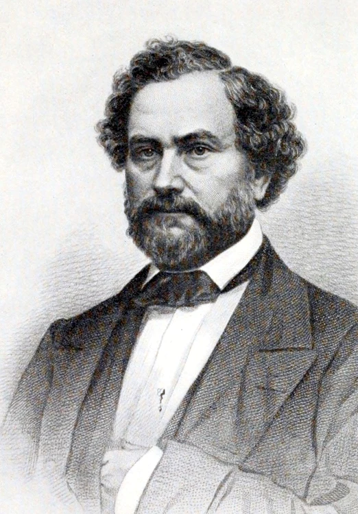 Samuel Colt, părintele pistolului c acelaşi nume. FOTO: Wikipedia
