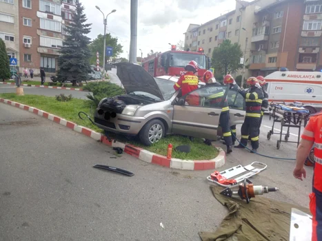 accident rutier in orastie foto isu hunedoara