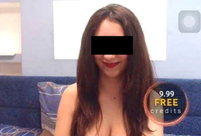 Eleva de 18 ani se dezbrăca la cererea clienţilor de pe site-ul pentru adulţi, contracost.Foto: reporterntv.ro