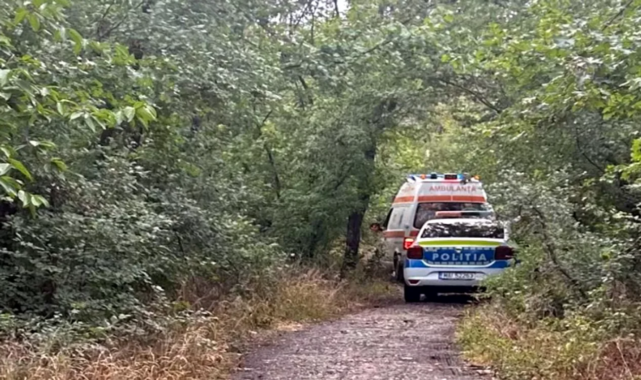 Bărbatul a fost găsit spânzurat în pădure FOTO Opinia Timișoarei 
