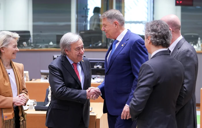Președintele a participat la reuniunea Consiliului European de primăvară FOTO Twitter