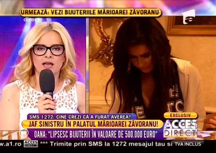 Oana a constatat că lipsesc bijuterii în valoare de 500.000 de euro