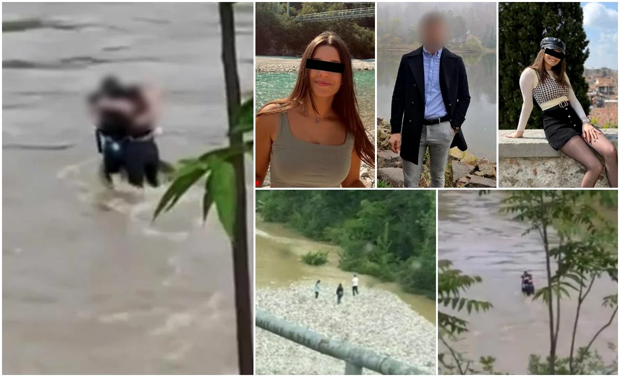 Cei trei tineri care au dispărut în apele râului Natisone Foto: Colaj Click! 