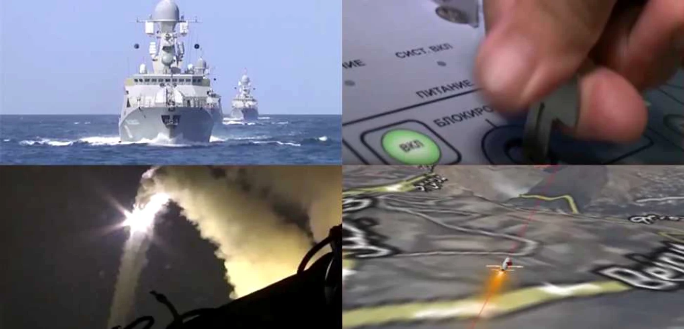 Navele ruseşti din Marea Caspică au tras cu rachete de înaltî precizie Kalibr-NK spre poziţii ale Statului Islamic din Siria