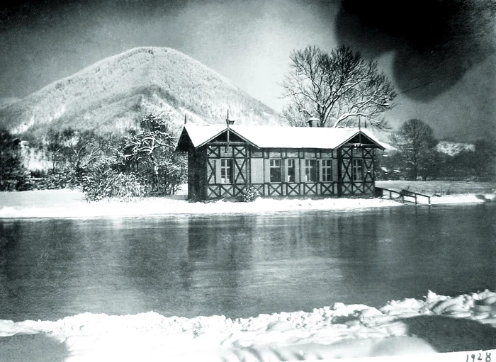 Vestiarul “Asociaţiei de patinaj” (Câmpul Claustrului azi Câmpul Tineretului), anii ʼ20 FOTO MJIA