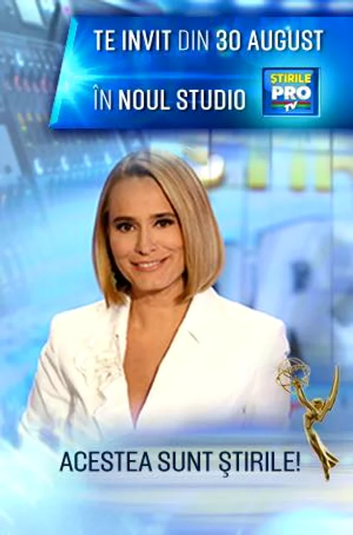 Andreea Esca va prezenta ştirile într-un decor inedit