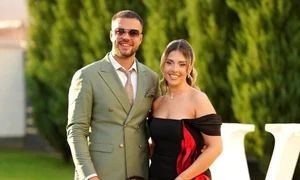 Culiță Sterp, alături de iubita Daniela Iliescu și copilul lor, Milan foto Instagram 