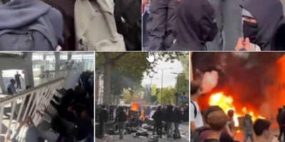 proteste elevi Franţa colaj social media jpg