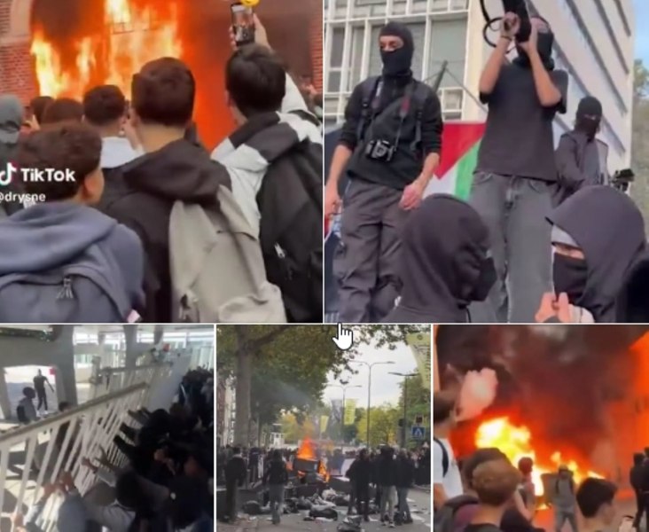 Protestele violente din Franța se extind. Peste 1.700 de persoane reținute într-o singură zi și 400 de licee închise. Elevii anunță o nouă mobilizare