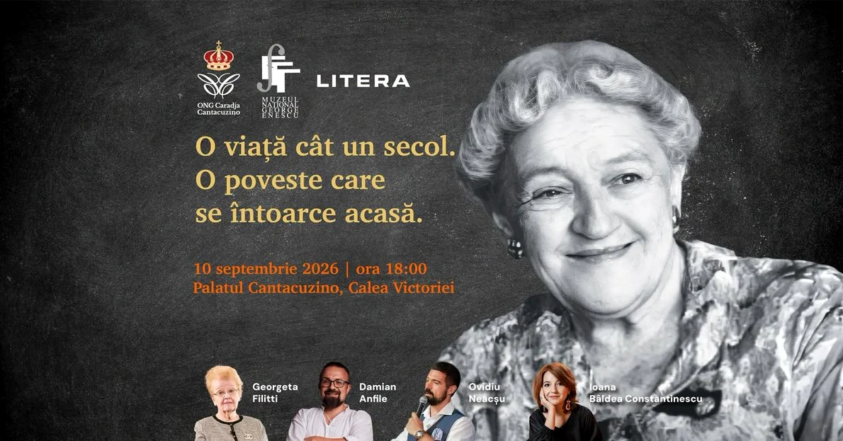 Lansarea volumului „Ecaterina Caradja Cantacuzino. O autobiografie”, la Palatul Cantacuzino de pe Calea Victoriei