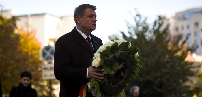 Preşedintele Klaus Iohannis, la un an de la Colectiv. FOTO Presidency.ro