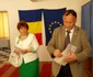 Primarul Tudor Pendiuc şi soţia sa