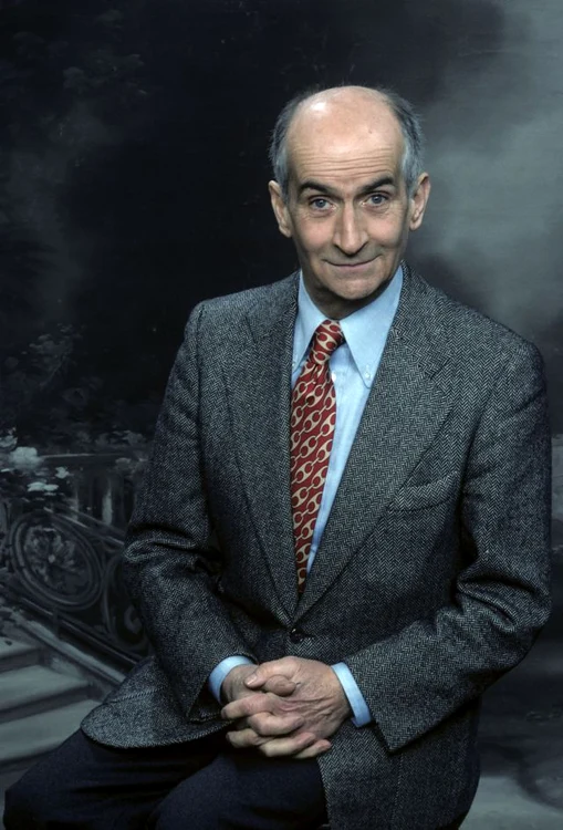 Louis De Funes And His Characters Posing In Studio jpeg