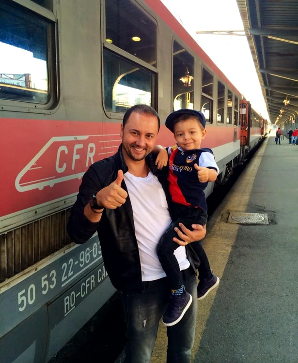 Cătălin Măruţă l-a dus pe David la Ploieşti cu trenul