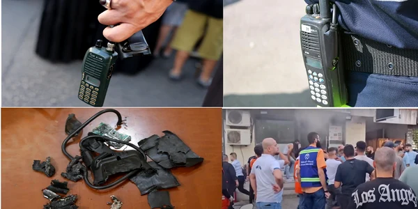 Mii de pagere capcană și stații walkie talkie au explodat din Liban și Siria Colaj