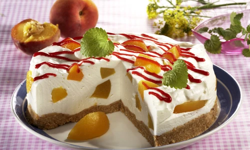 Peach Cake with Currant Icing jpeg