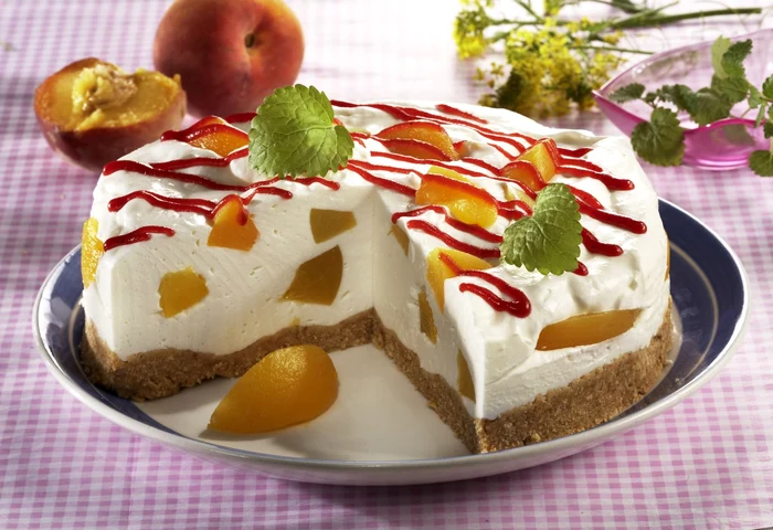 Peach Cake with Currant Icing jpeg
