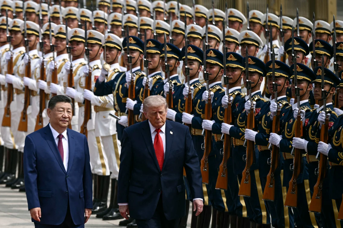 Trump, primit de Xi Jinping la Beijing FOTO AFP