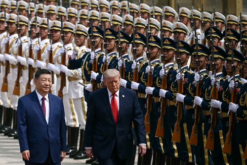 Trump, primit de Xi Jinping la Beijing FOTO AFP