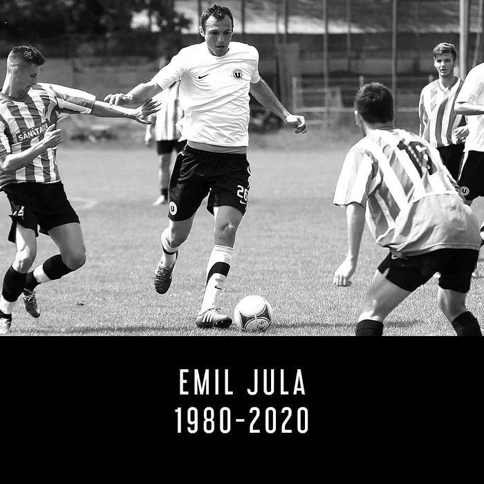 
    Emil Jula s-a format ca fotbalist la „U” ClujFoto: Facebook/UCluj  