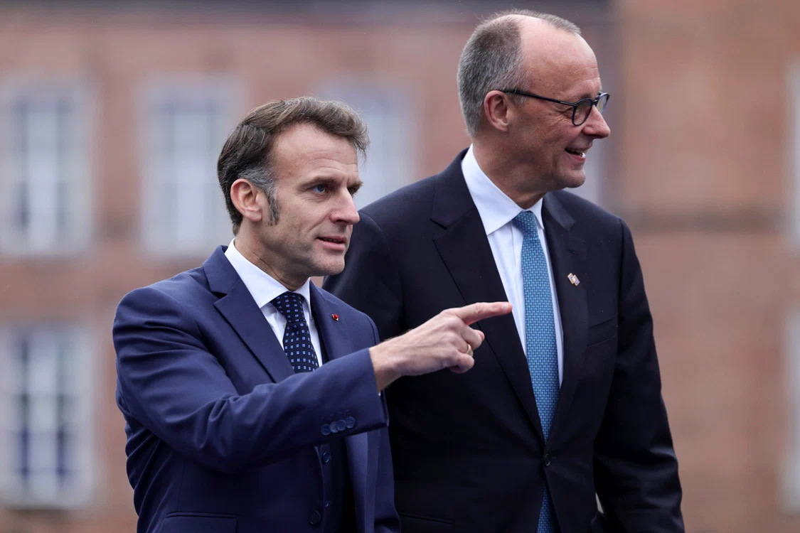 Emmanuel Macron și Friedrich Merz Foto: inquam photos/ Octav Ganea