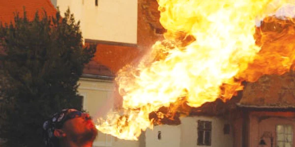 Sibiu - un weekend  în flăcări