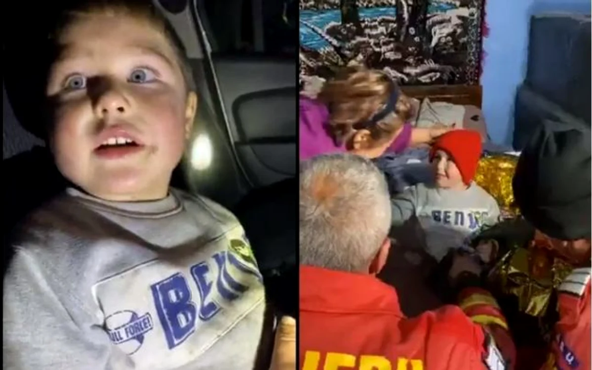 Bogdan a fost adus acasă de salvatori