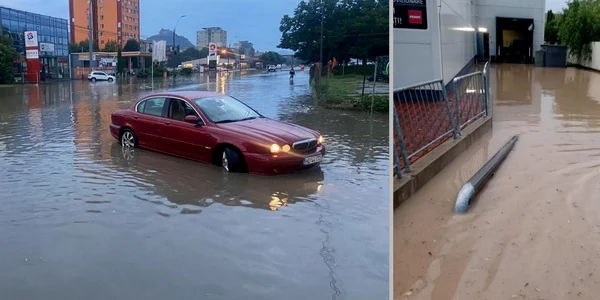 Inundatii in Deva foto ISU Hunedoara jpg