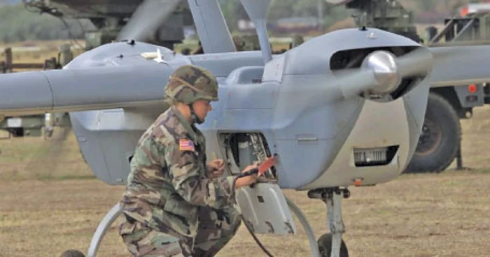 Dronă americană, de supraveghere, folosită în timpul intervenţiilor aliate din Balcani