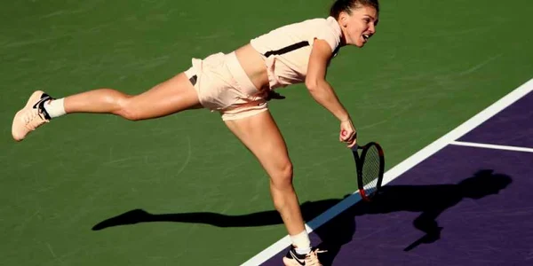 Simona Halep la Miami Open FOTO AFP