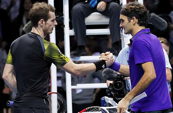 Andy Murray l-a învins pe Roger Federer şi s-a calificat în finală FOTO Associated Press