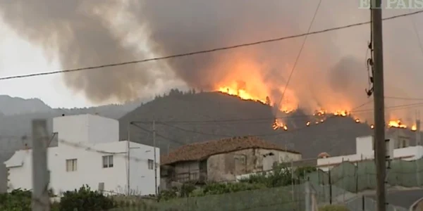 Incendiul puternic de pe insula spaniolă continuă să se extindă